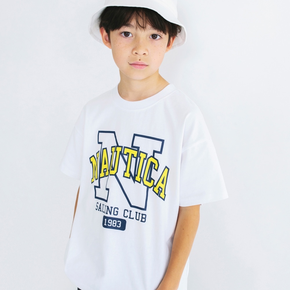 【NAUTICA/ノーティカ】Nカレッジロゴ半袖Tシャツ