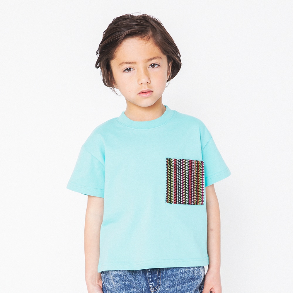 エスニックポケット付き半袖tシャツ 41 16 060 子供服 ベビー服 ブランシェス 公式通販オンラインショップ