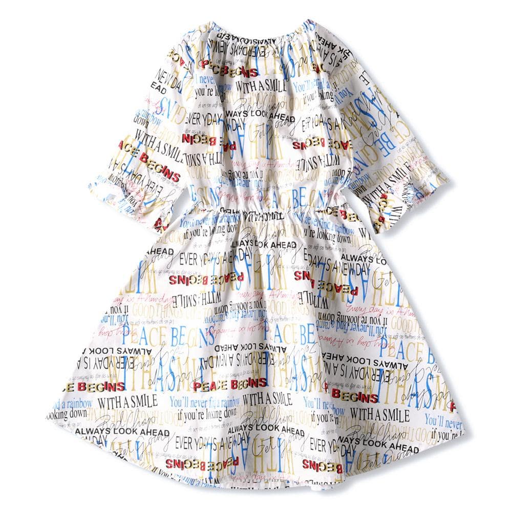 レタリング柄ワンピース 42 0136 025 子供服 ベビー服 ブランシェス 公式通販オンラインショップ レタリング柄ワンピース 42 0136 025 子供服 ベビー服 ブランシェス 公式通販オンラインショップ