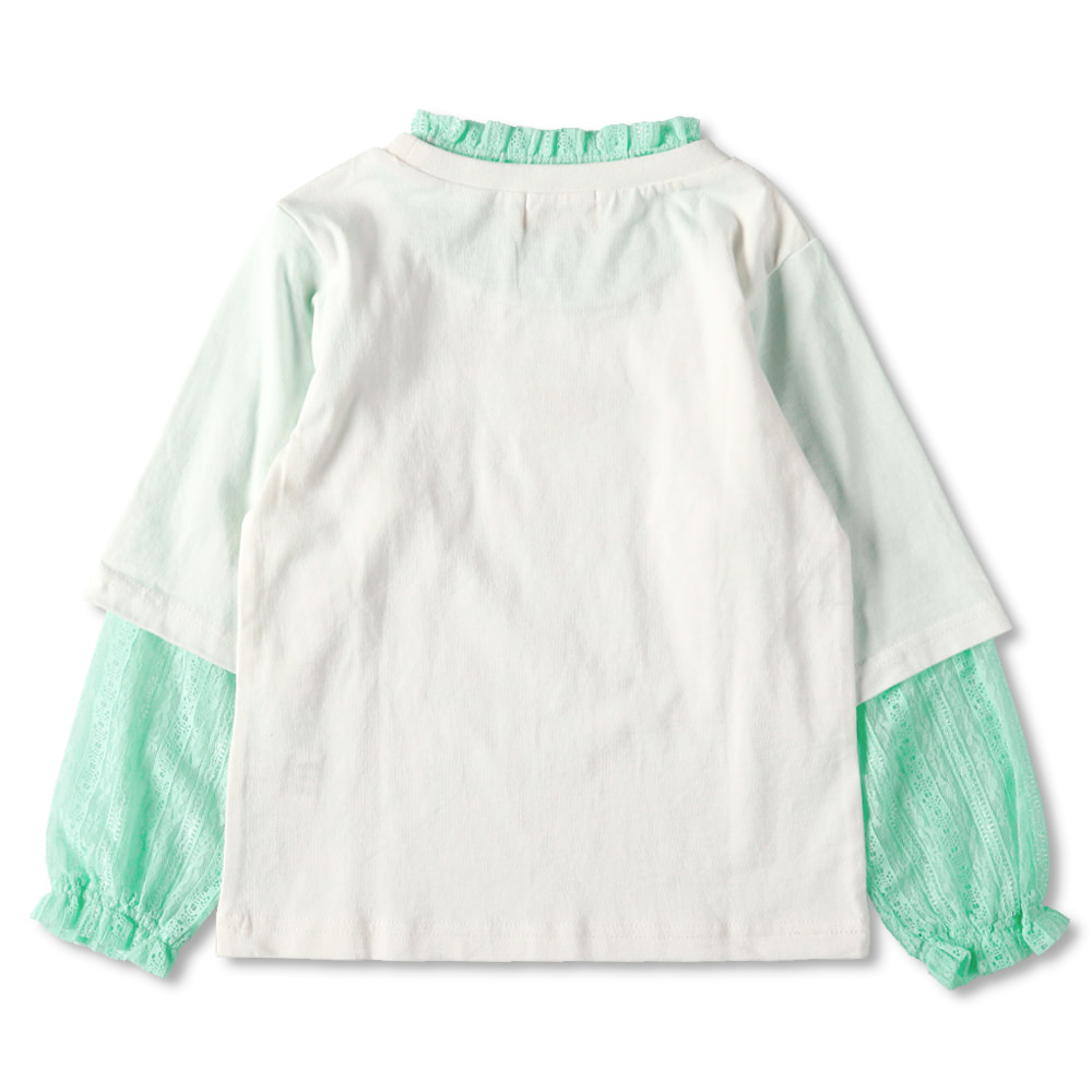 レース重ね着長袖tシャツ 42 0105 045 子供服 ベビー服 ブランシェス 公式通販オンラインショップ レース重ね着長袖tシャツ 42 0105 045 子供服 ベビー服 ブランシェス 公式通販オンラインショップ
