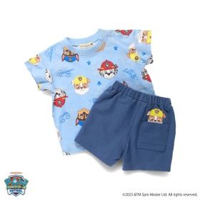 【PAW PATOROL（パウ・パトロール）】総柄プリント半袖Tシャツ＆ボトムスセット