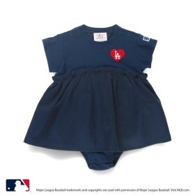 【MLB/Major League Baseball】ハートサガラ半袖カバーオール