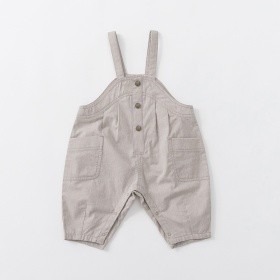 【ベビー/おそろい】爽やかシャンブレーサロペット