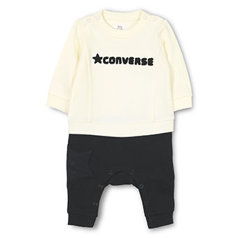 【★CONVERSE】ロゴデザインカバーオール