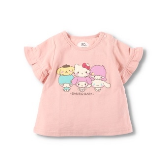 【サンリオベビー】キャラクタープリント半袖Tシャツ