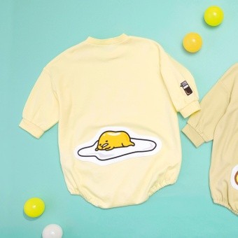 【WEB限定/サンリオキャラクターズ】おしりアップリケ長袖カバーオール