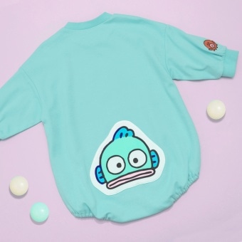 【WEB限定/サンリオキャラクターズ】おしりアップリケ長袖カバーオール