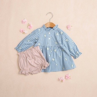 【おそろい】さくら刺繍トップス＆ボトムスセット