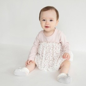 【お花シリーズ】チュールカバーオール