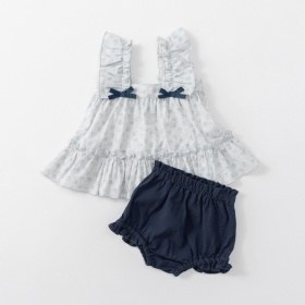 肩フリルチュニック＆ブルマセット