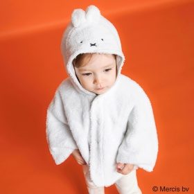 【miffy/ミッフィー】フード付きケープ