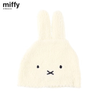 【miffy/ミッフィー】フェイスモチーフニット帽