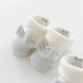【ベビー】バレエシューズ風足型ソックス