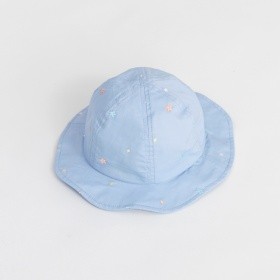 【ベビー】総柄刺しゅうハット