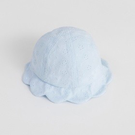 【ベビー】カットワークレースハット