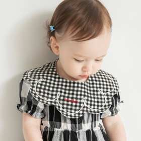 ギンガムスカラップスタイ