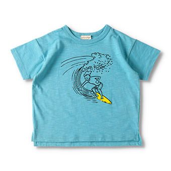 ユニークイラスト半袖Tシャツ