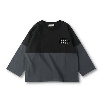 【WEB限定】配色切替え長袖Tシャツ