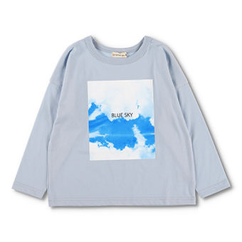 フォトプリント長袖Tシャツ