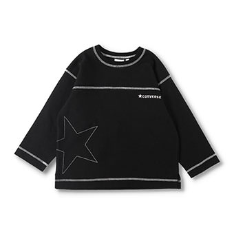 【CONVERSE】配色ステッチ長袖Tシャツ