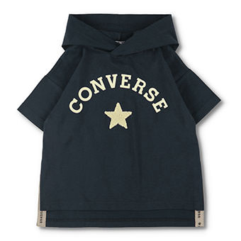 【CONVERSE】フード付き半袖Tシャツ