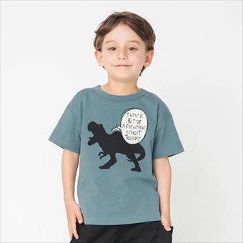 【プチプラ】恐竜グラフィック半袖Tシャツ