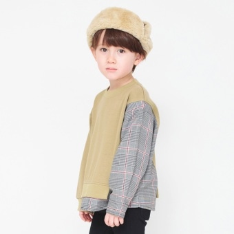 HOBOシャツ切替長袖Tシャツ