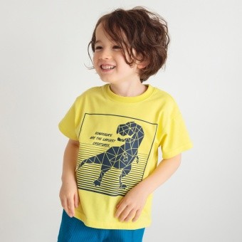 【プチプラ】恐竜プリント半袖Tシャツ