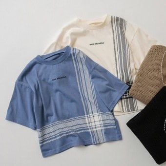グラフィック７分袖Tシャツ