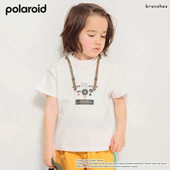 【Polaroid/ポラロイド】ブランシェス限定半袖Tシャツ