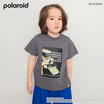 【Polaroid/ポラロイド】ブランシェス限定半袖Tシャツ