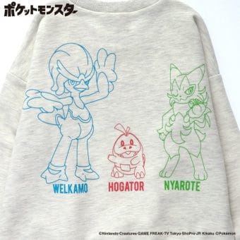 【Pokemon/ポケットモンスター（ポケモン）】裏毛トレーナー