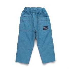 【爽やかシャンブレー】クロップドパンツ