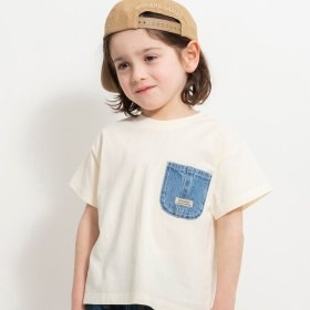 デニムポケット付半袖Tシャツ