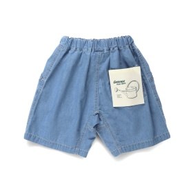 【WEB限定】リラックスガーデナーデニムハーフパンツ
