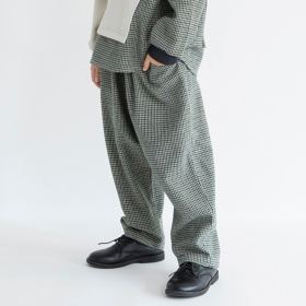 【WEB先行】ガンクラブチェック柄ロングパンツ