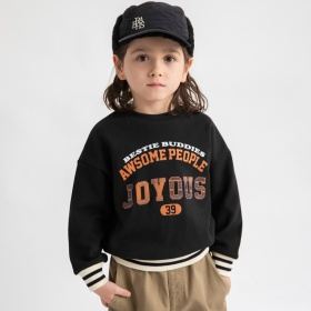 【WEB先行】ロゴアップリケ裏毛トレーナー