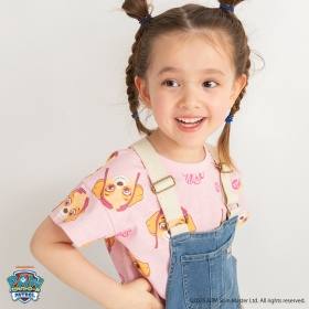 【PAW PATOROL（パウ・パトロール）】総柄プリント半袖Tシャツ