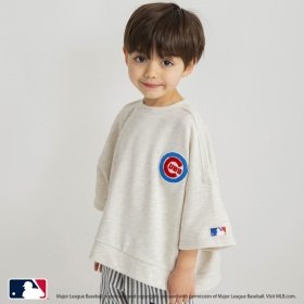 【MLB/Major League Baseball】ゆったりシルエット7分袖スウェットTシャツ