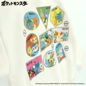 【ポケットモンスター（ポケモン）】裏起毛トレーナー