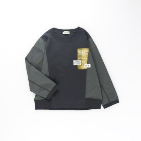 異素材MIX長袖Tシャツ