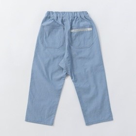 【爽やかシャンブレー】クロップドパンツ