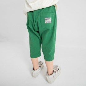 【ブランシェスmini】ひざが隠れるクロップドパンツ