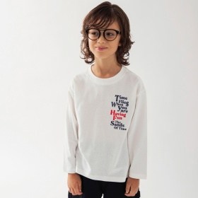 【プチプラ】アソートグラフィック長袖Ｔシャツ　ロンＴ