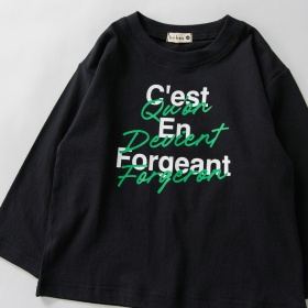 【プチプラ】アソートグラフィック長袖Ｔシャツ　ロンＴ