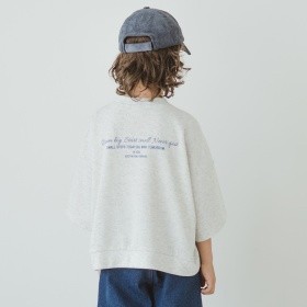 7分袖スウェットTシャツ
