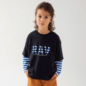 レイヤード風長袖Tシャツ