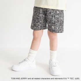 【WEB先行】【トムとジェリー】総柄ハーフパンツ_