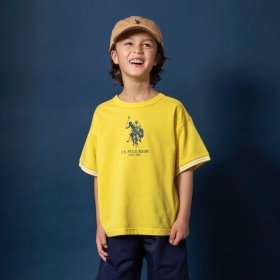 【U.S. POLO  ASSN.】ミニ鹿の子半袖Tシャツ_(クーポン対象外)
