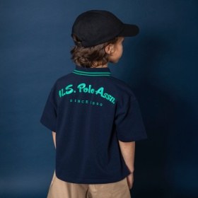 【U.S. POLO  ASSN.】ミニ鹿の子半袖ポロシャツ_(クーポン対象外)